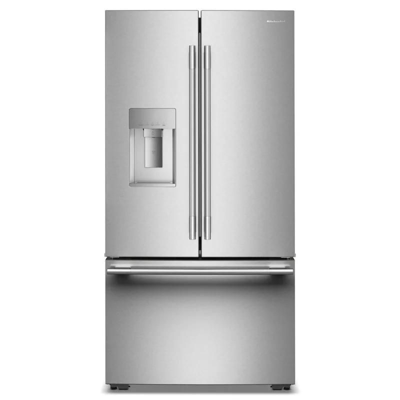 KitchenAid - 37 Inch 23.9 cu. ft French Door Refrigerator in Stainless - KRFC736SPS Stainless