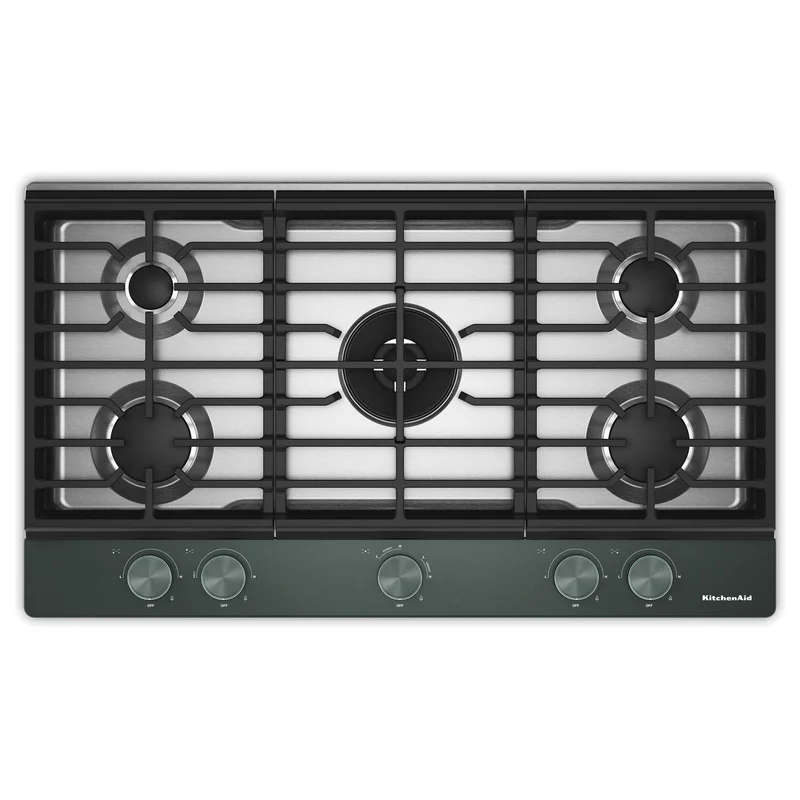 KitchenAid - 37 inch wide Gas Cooktop in Juniper - KCGK536SJP Juniper