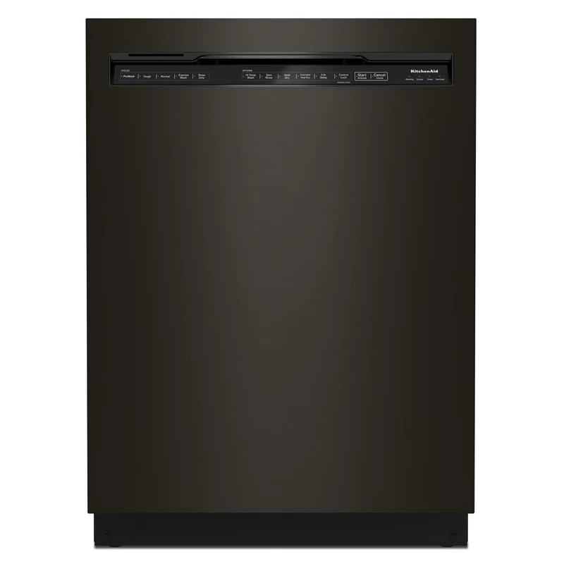 KitchenAid - 39 dBA Built In Dishwasher in Black Stainless - KDFE204KBS Black Stainless