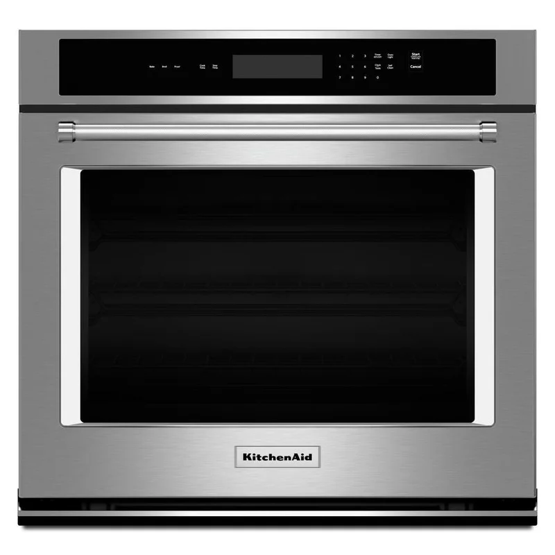 KitchenAid - 4.3 cu. ft Single Wall Oven in Stainless - KOST107ESS Stainless