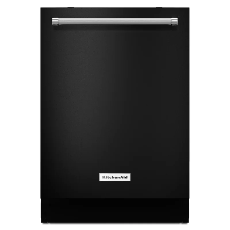KitchenAid - 44 dBA Built In Dishwasher in Black - KDTM404EBL Black