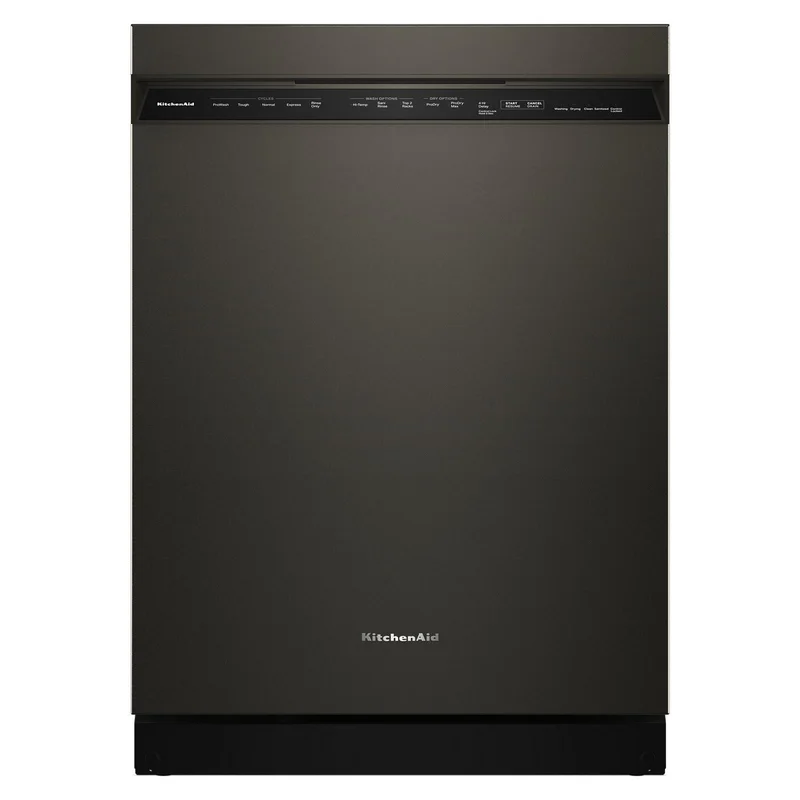 KitchenAid - 44 dBA Built In Dishwasher in Black Ore - KDFS424SBE Black