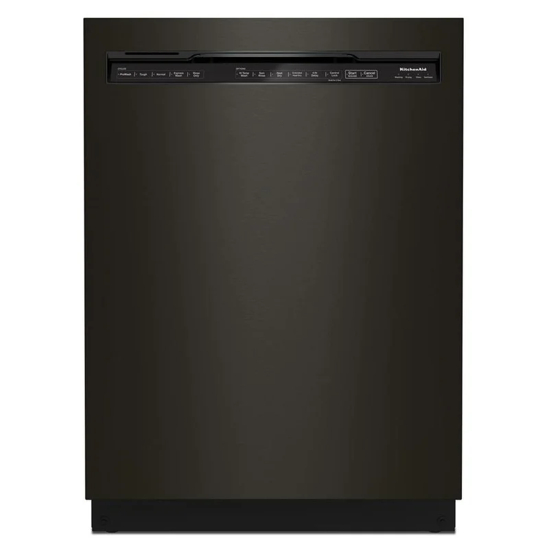 KitchenAid - 44 dBA Built In Dishwasher in Black Stainless - KDFM404KBS Black Stainless