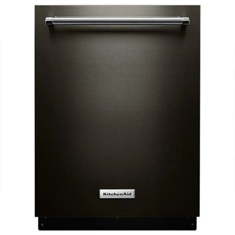 KitchenAid - 44 dBA Built In Dishwasher in Black Stainless - KDTM404EBS Black Stainless
