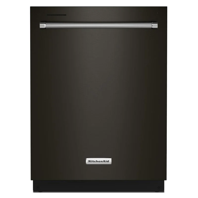 KitchenAid - 44 dBA Built In Dishwasher in Black Stainless - KDTM404KBS Black Stainless