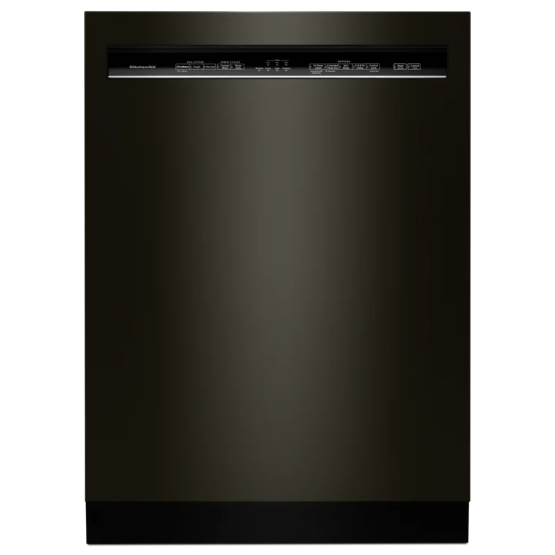 KitchenAid - 46 dBA Built In Dishwasher in Black Stainless - KDFE104HBS Black Stainless