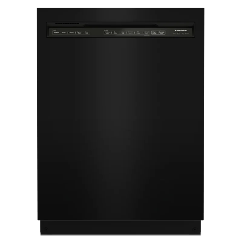 KitchenAid - 47 dBA Built In Dishwasher in Black - KDFE104KBL Black