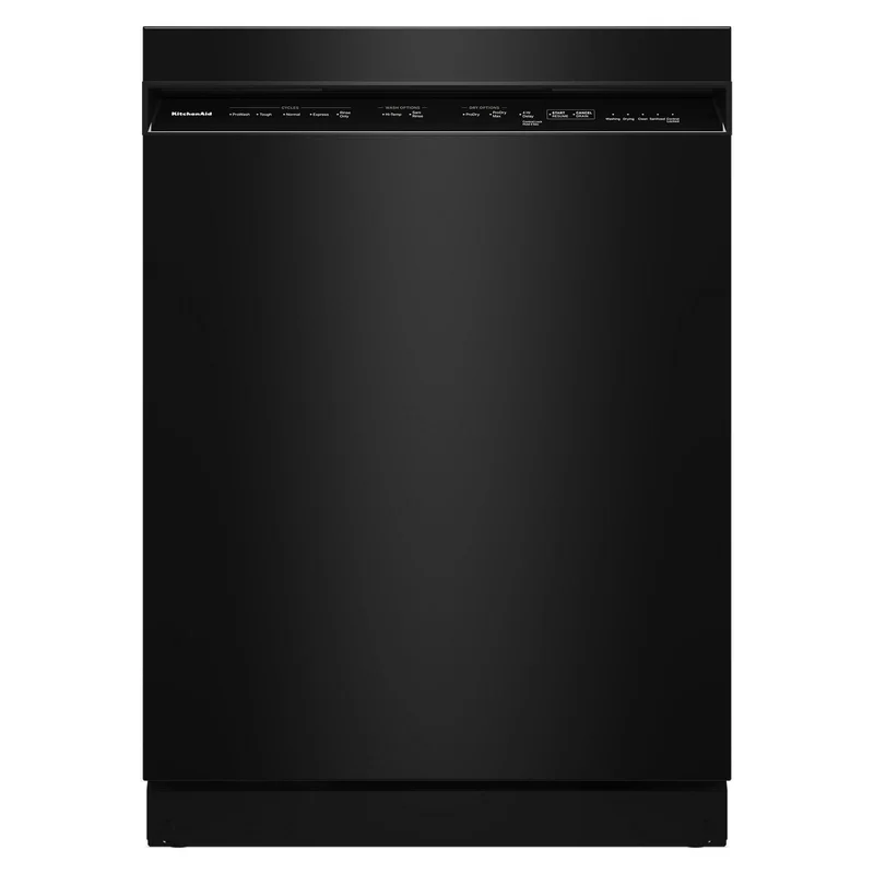 KitchenAid - 47 dBA Built In Dishwasher in Black - KDFS224SBL Black