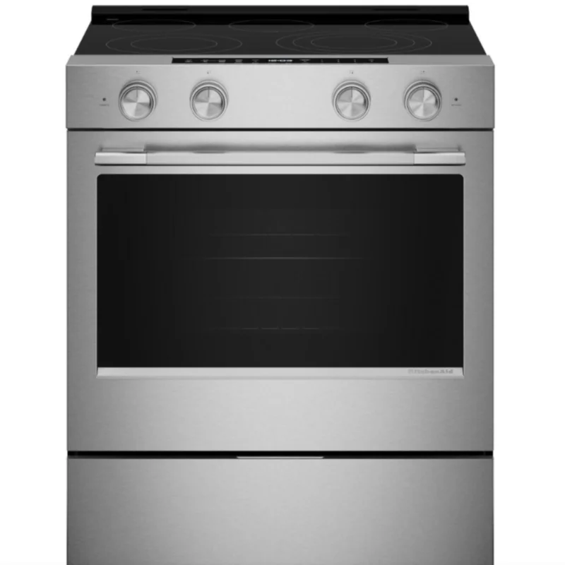 KitchenAid - 5.3 cu. ft Electric Range in Stainless - YKSES330SPS Stainless