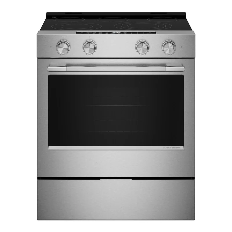 KitchenAid - 5.3 cu. ft Electric Range in Stainless - YKSES430SPS Stainless