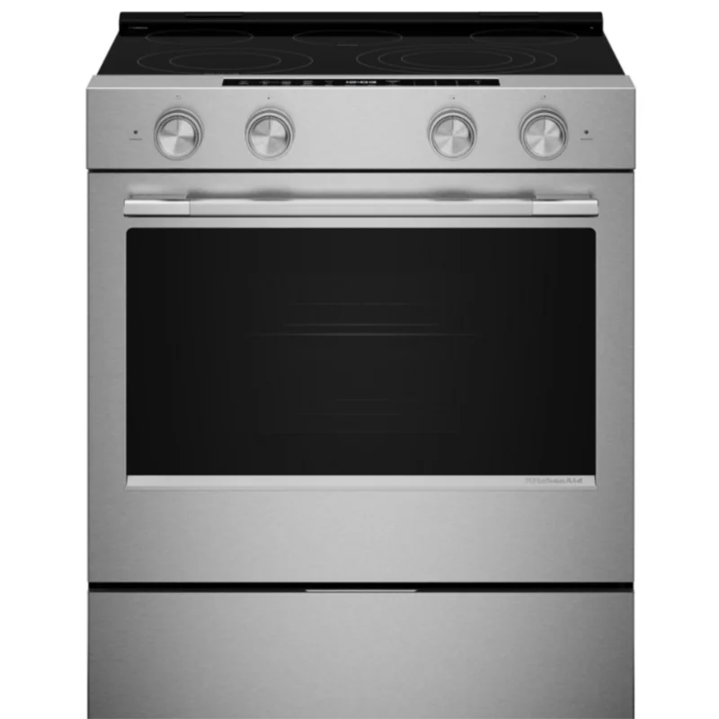 KitchenAid - 5.3 cu. ft Electric Range in Stainless - YKSES530SPS Stainless