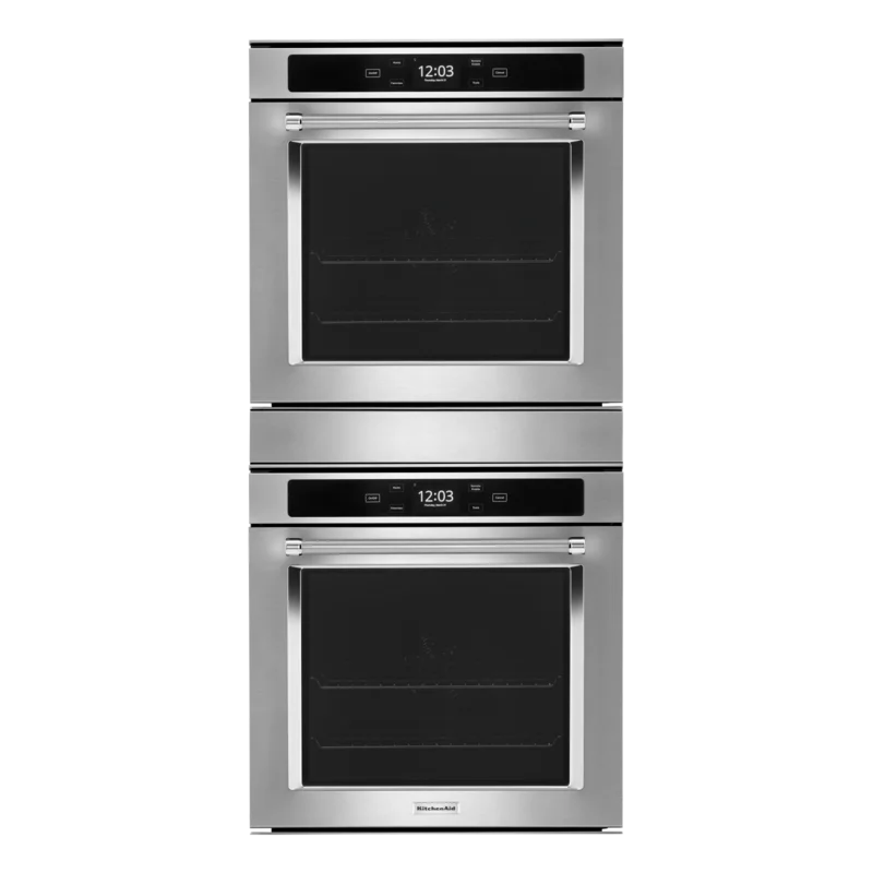 KitchenAid - 5.8 cu. ft Double Wall Oven in Stainless - KODC504PPS Stainless