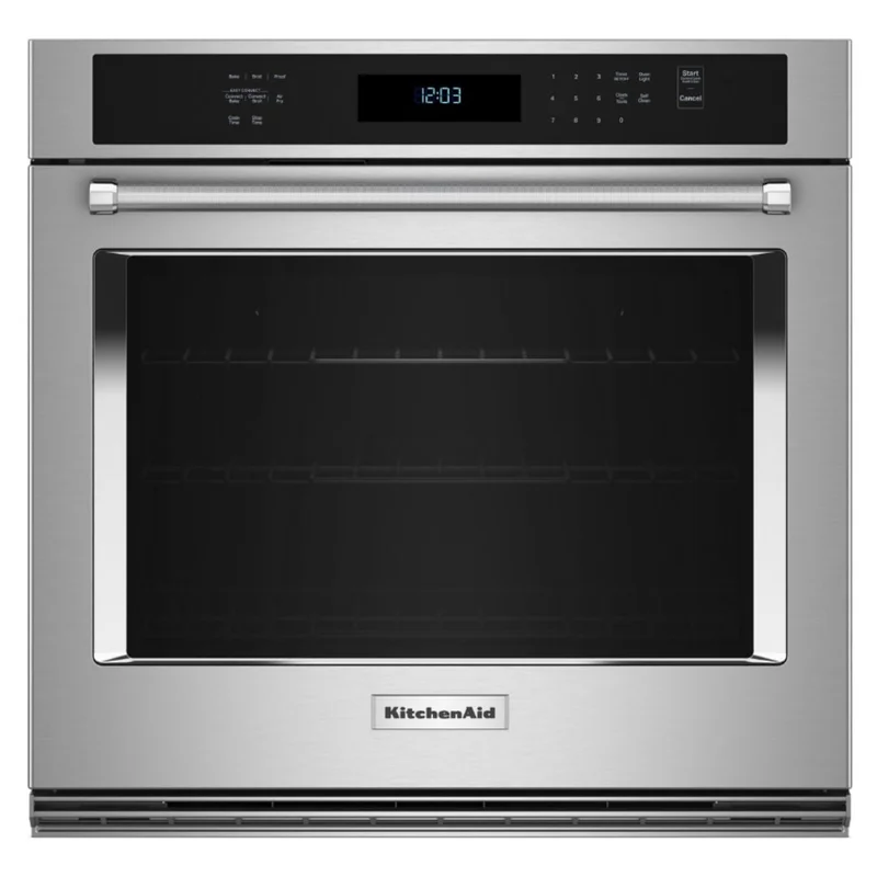 KitchenAid - 5 cu. ft Single Wall Oven in Stainless - KOES530PPS Stainless