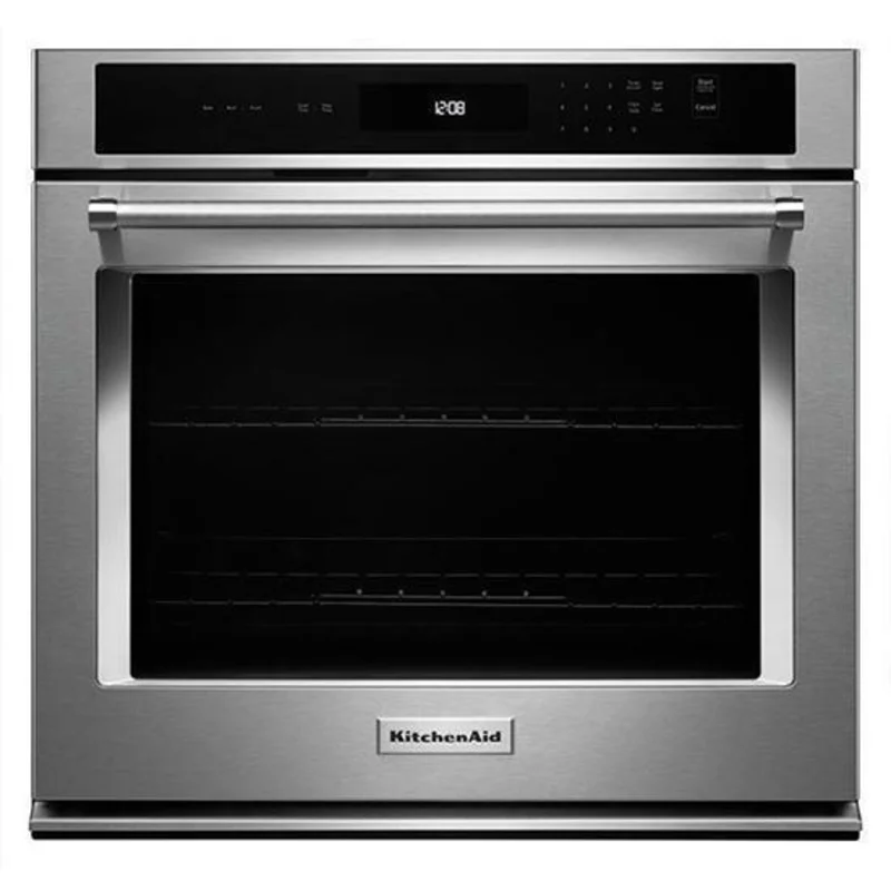 KitchenAid - 5 cu. ft Single Wall Oven in Stainless - KOST100ESS Stainless