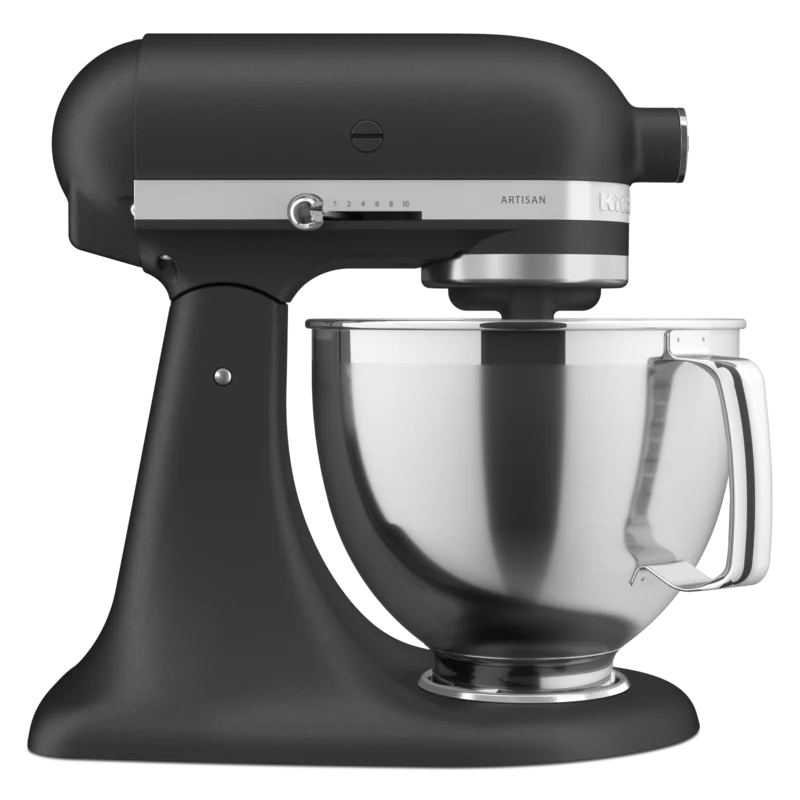 KitchenAid - 5 Quarts Tilt-Head Mixer in Black - KSM195PSBK Black