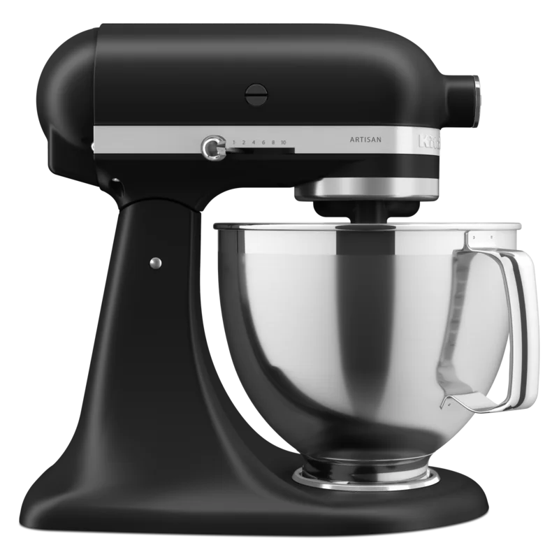 KitchenAid - 5 Quarts Tilt-Head Mixer in Black - KSM195PSBM Black