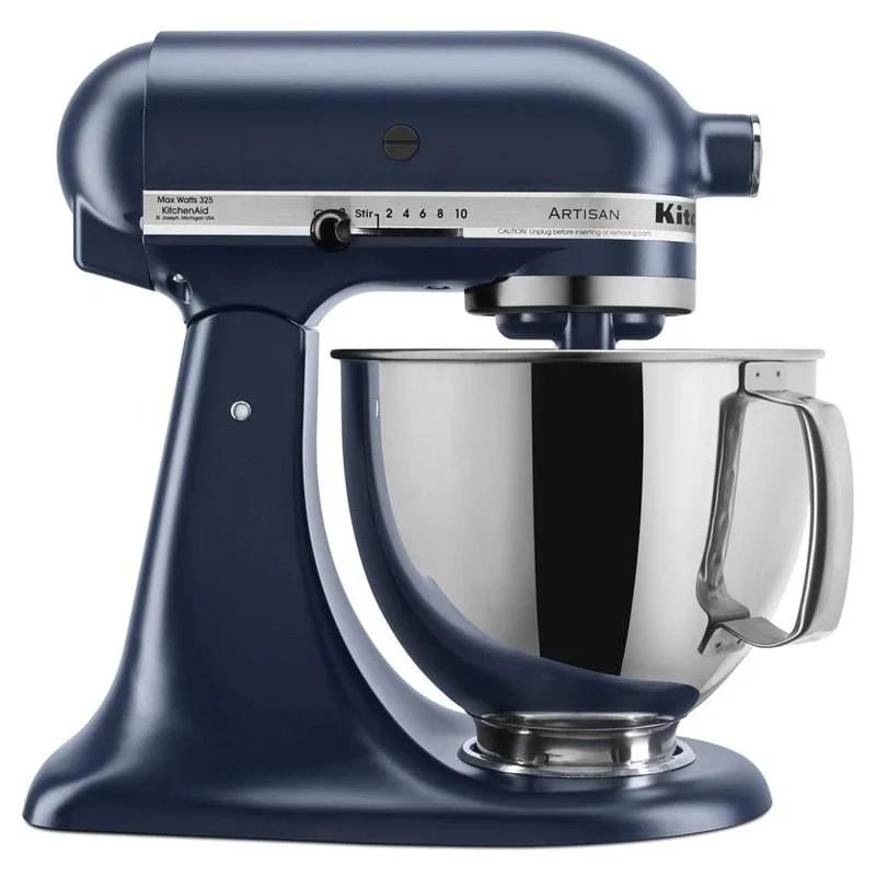 KitchenAid - 5 Quarts Tilt-Head Mixer in Blue - KSM150PSIB Blue