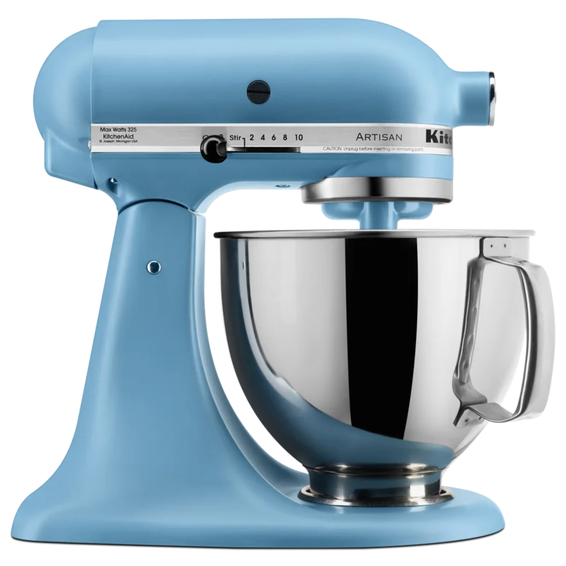 KitchenAid - 5 Quarts Tilt-Head Mixer in Blue - KSM150PSVB Blue