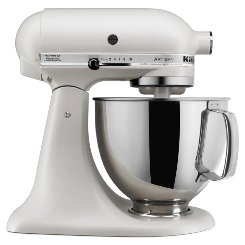 KitchenAid - 5 Quarts Tilt-Head Mixer in Cream - KSM150PSMH Cream