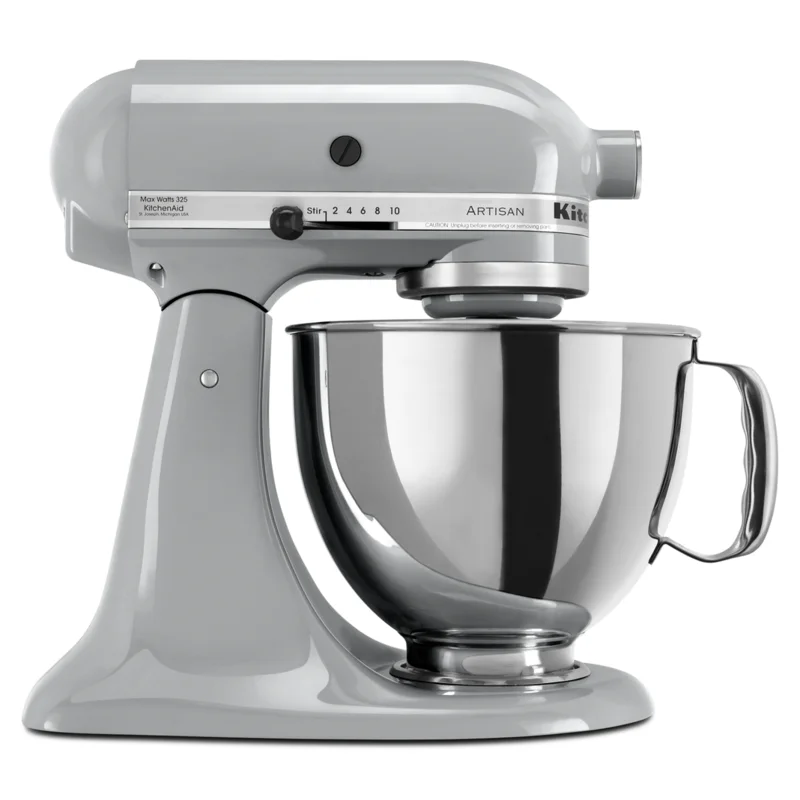 KitchenAid - 5 Quarts Tilt-Head Mixer in Grey - KSM150PSMC Grey