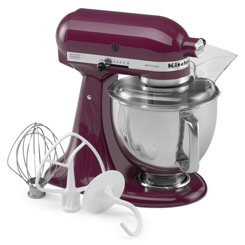 KitchenAid - 5 Quarts Tilt-head Mixer in Red - KSM150PSBY Red