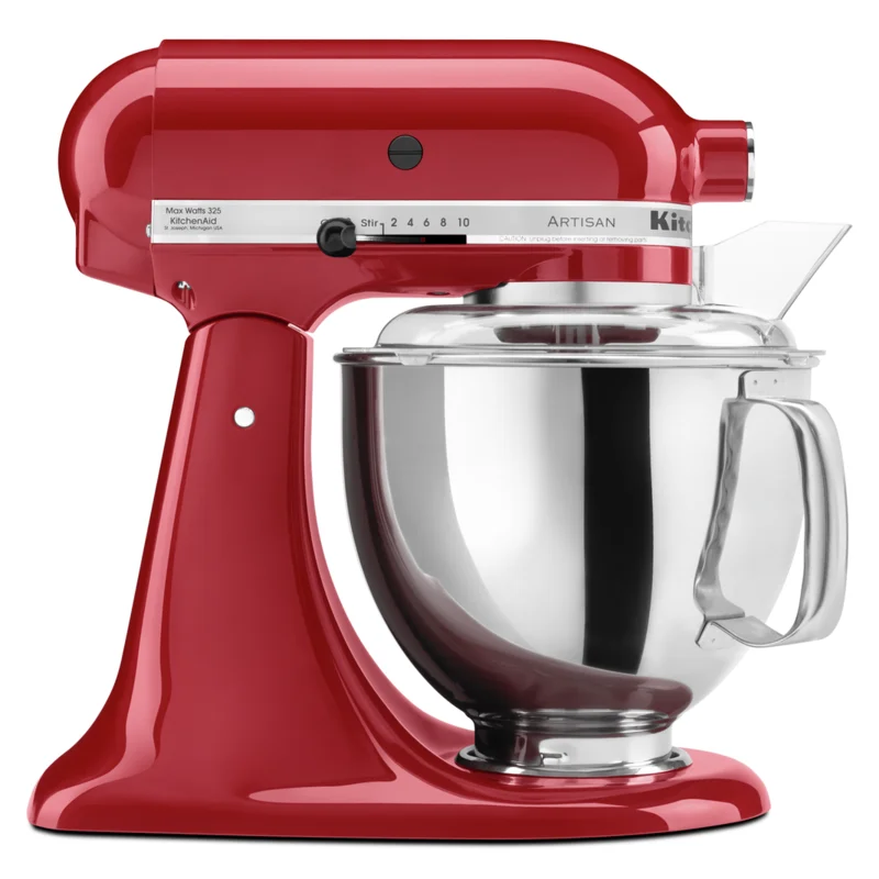 KitchenAid - 5 Quarts Tilt-Head Mixer in Red - KSM150PSER Red