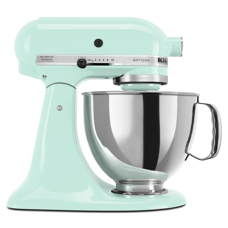 KitchenAid - 5 Quarts Tilt-Head Mixer in Turquoise - KSM150PSIC Turquoise