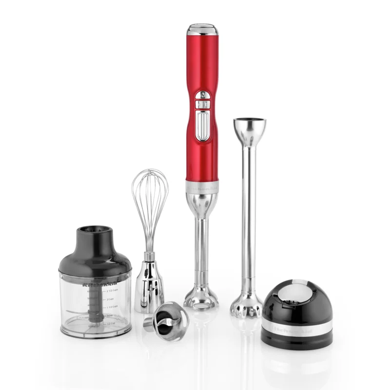 KitchenAid - 5-Speed Cordless Hand Mixer in Red - KHB3581CA Red