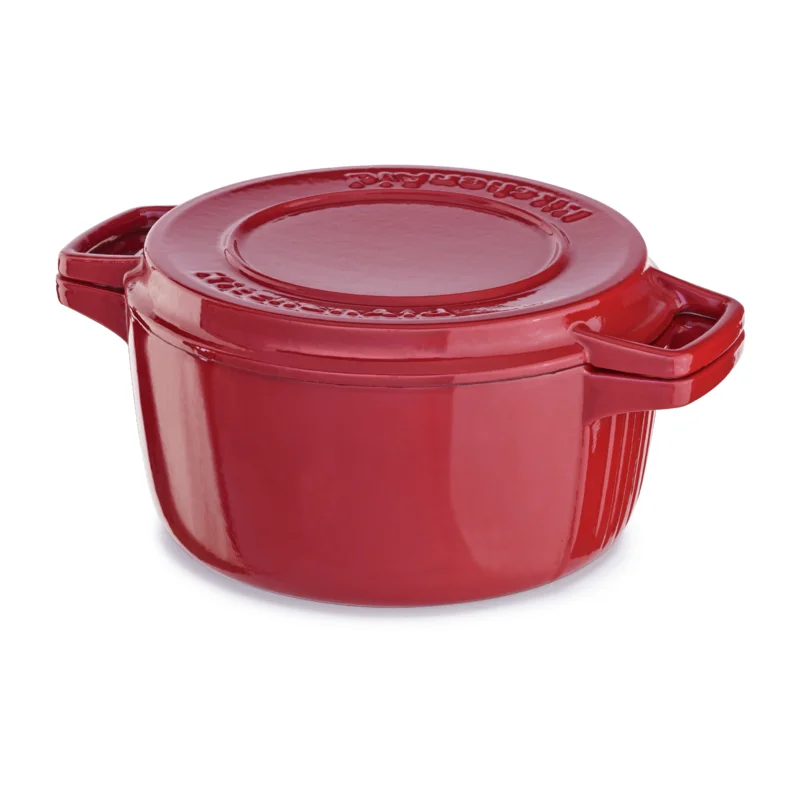 KitchenAid - 6.0Qt Cast Iron Cookware - KCPI60CRER None
