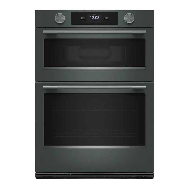 KitchenAid - 6.4 cu. ft Combination Wall Oven in Juniper - KOEC930SJP Juniper