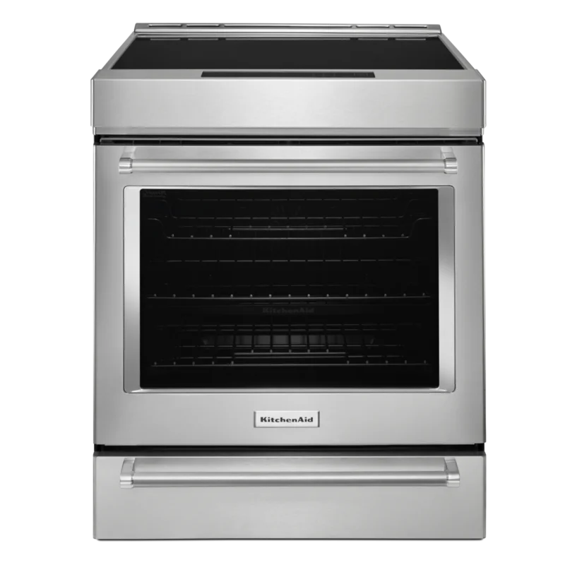 KitchenAid - 6.4 cu. ft Induction Range in Stainless - KSIS730PSS Stainless