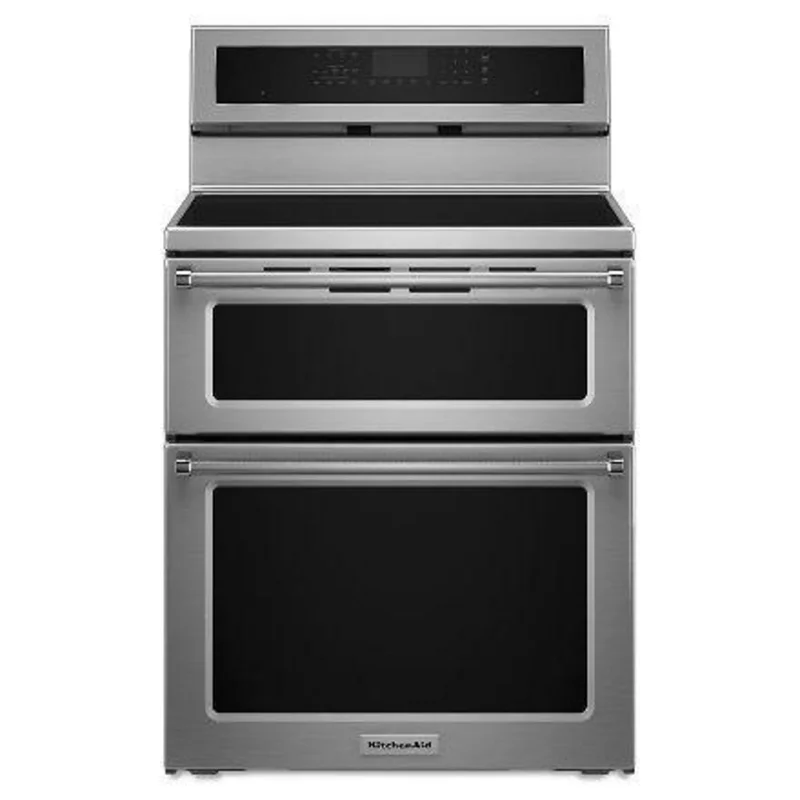 KitchenAid - 6.7 cu. ft Induction Range in Stainless - YKFID500ESS Stainless