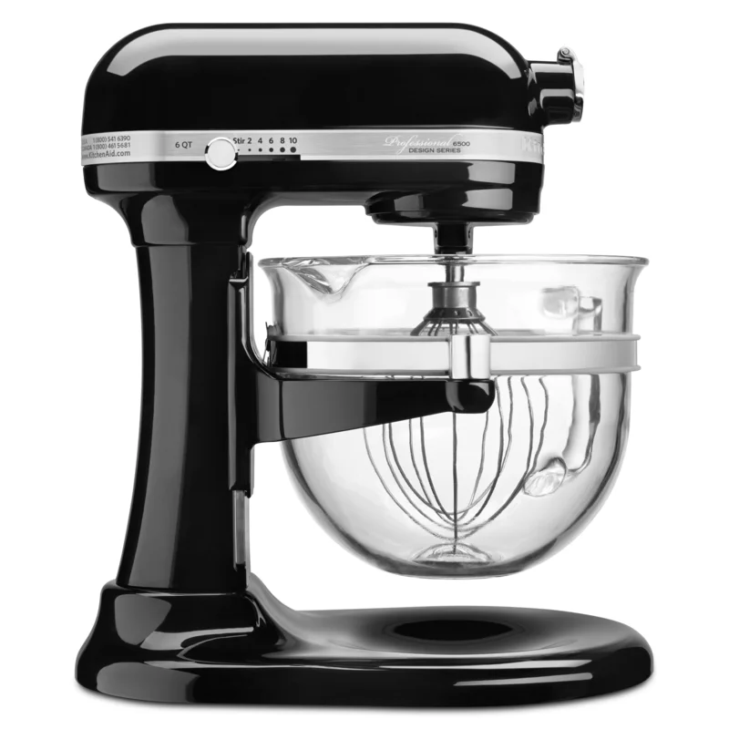 KitchenAid - 6 Quarts Bowl-lift Mixer in Black - KSM6521XOB Black