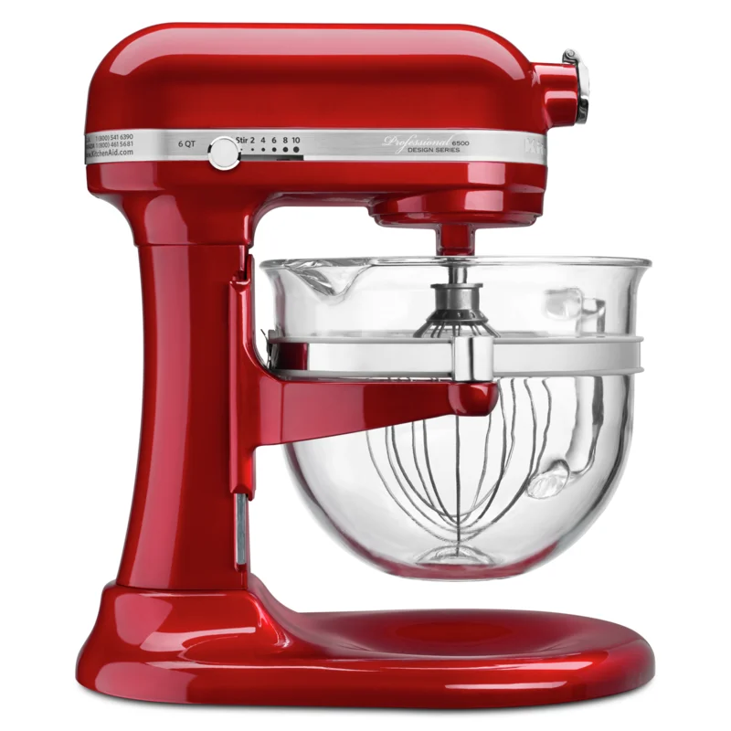 KitchenAid - 6 Quarts Bowl-lift Mixer in Red - KSM6521XCA Red