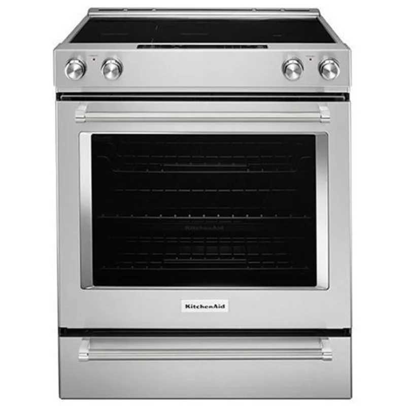 KitchenAid - 7.1 cu. ft Electric Range in Stainless - YKSEB900ESS Stainless