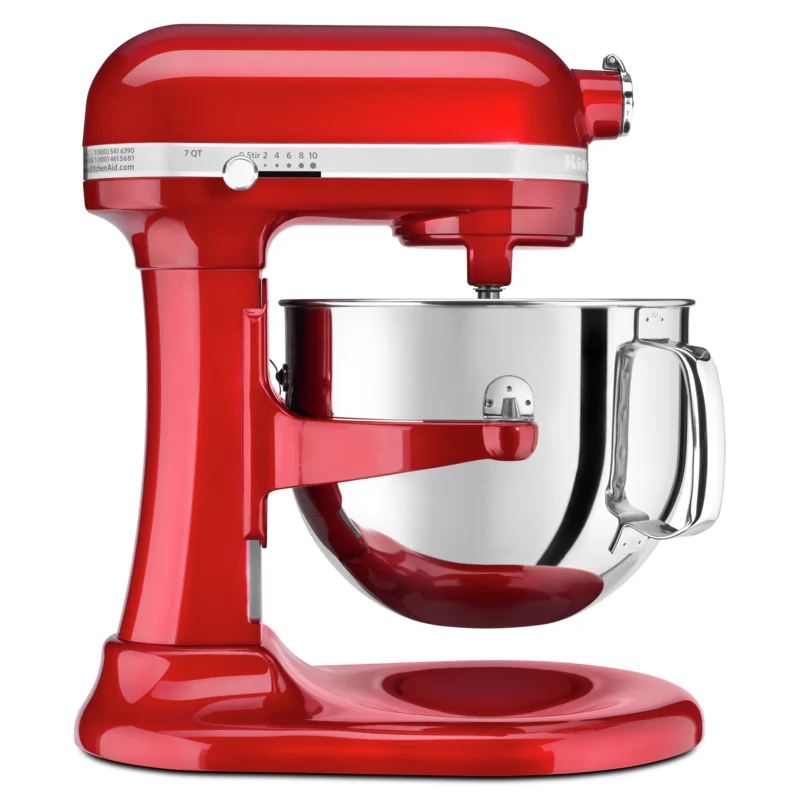 KitchenAid - 7 Quarts Bowl Lift Mixer in Red - KSM7586PCA Red
