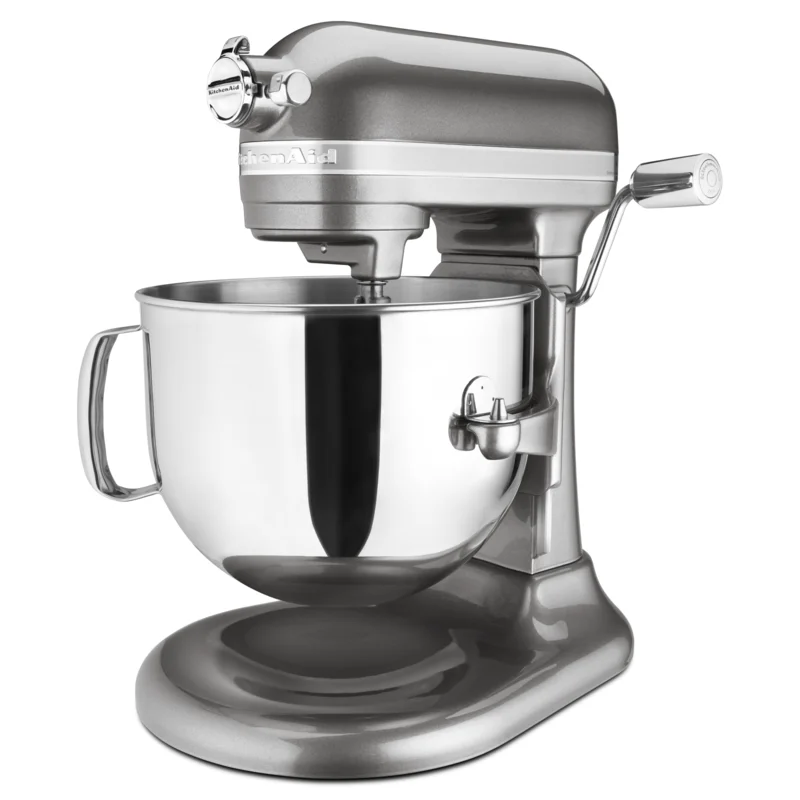 KitchenAid - 7 Quarts Bowl Lift Mixer in Silver - KSM7586PMS Silver