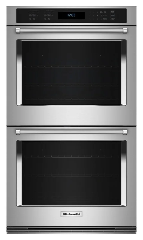 KitchenAid - 8.6 cu. ft Double Wall Oven in Stainless - KOED527PSS Stainless