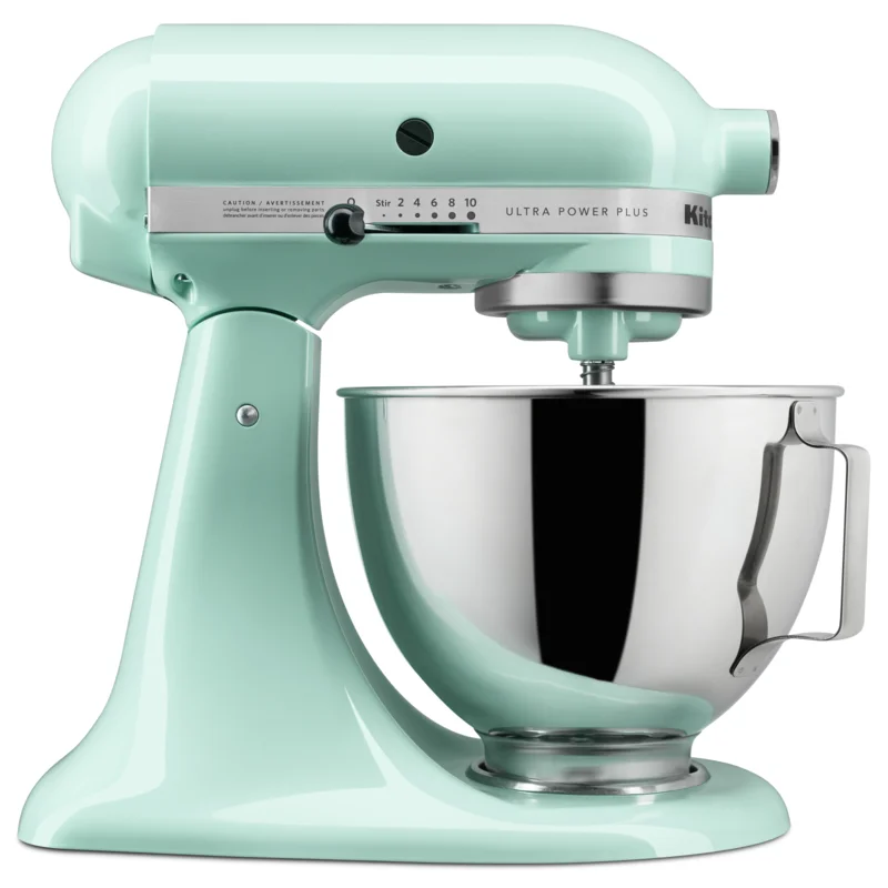 KitchenAid -   Ultra Power Plus Series 4.5 Quart Tilt-Head Mixer In Ice Blue - KSM96IC Blue