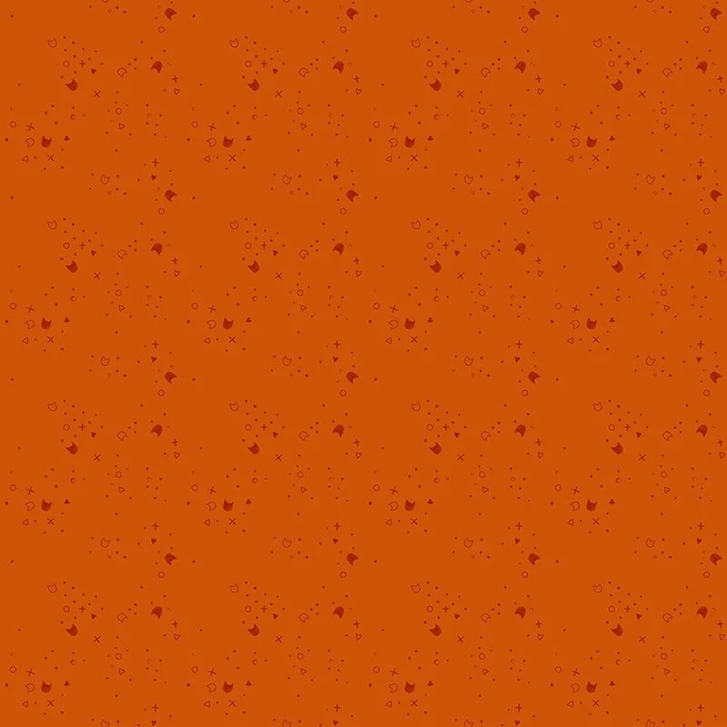 KITTY LITTER BLENDER: Orange (1/4 Yard)