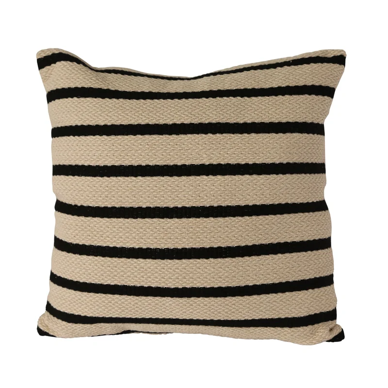 Kolton Pillow - Noir, 3 Sizes