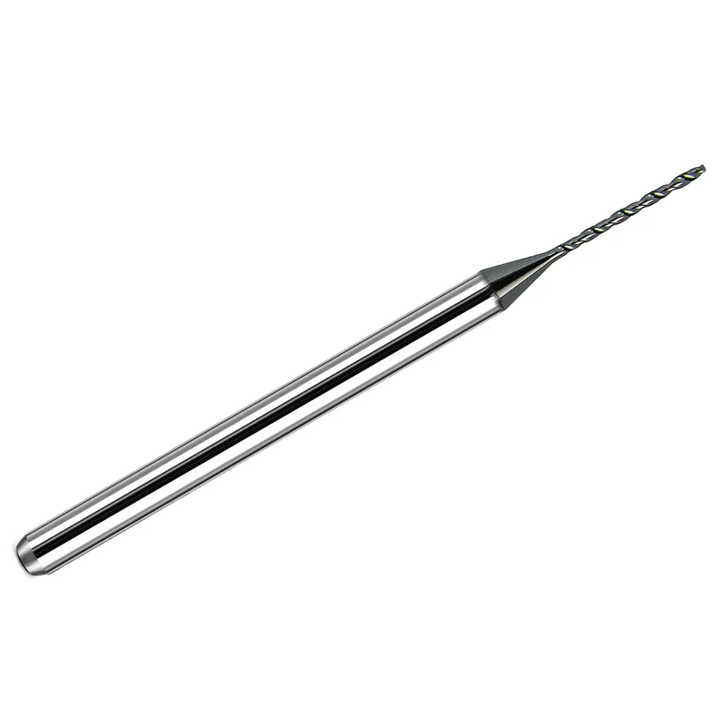 Kyocera 0.80mm (0.0315", 1/32") Carbide Micro Drill Bit DLC Coated 3mm Shank 226-0315D433 K126