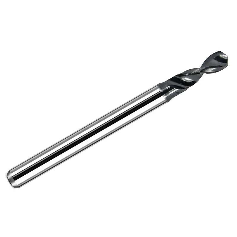 Kyocera 2.80mm (0.1102", #35) Carbide Micro Drill Bit AlTiN 130 Split Point 1/8" Shank 105-1102L400 K133