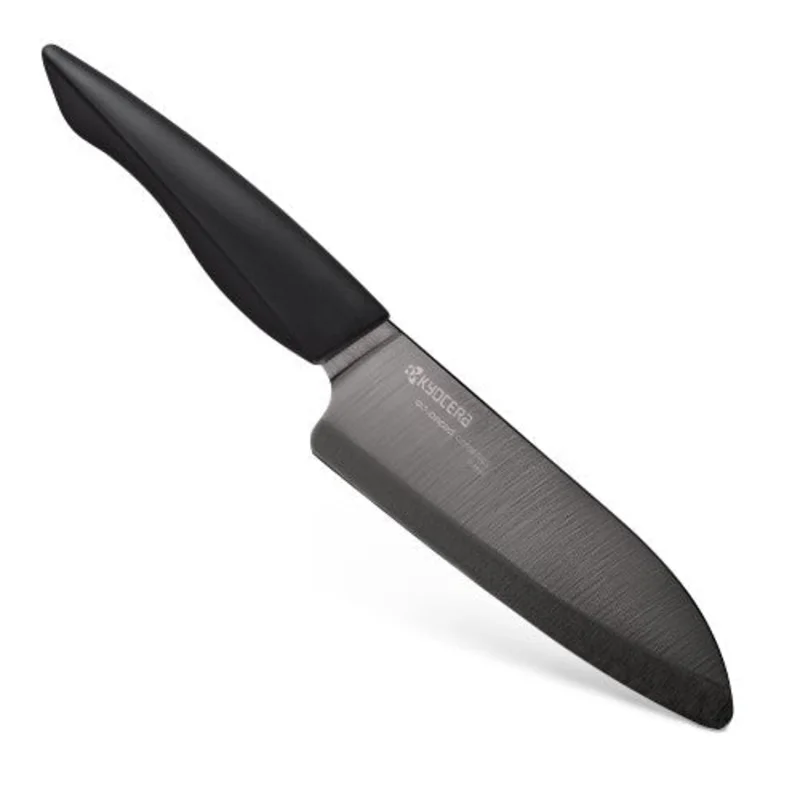 Kyocera Innovation Black 5.5" Santoku Knife - Soft Grip Handle