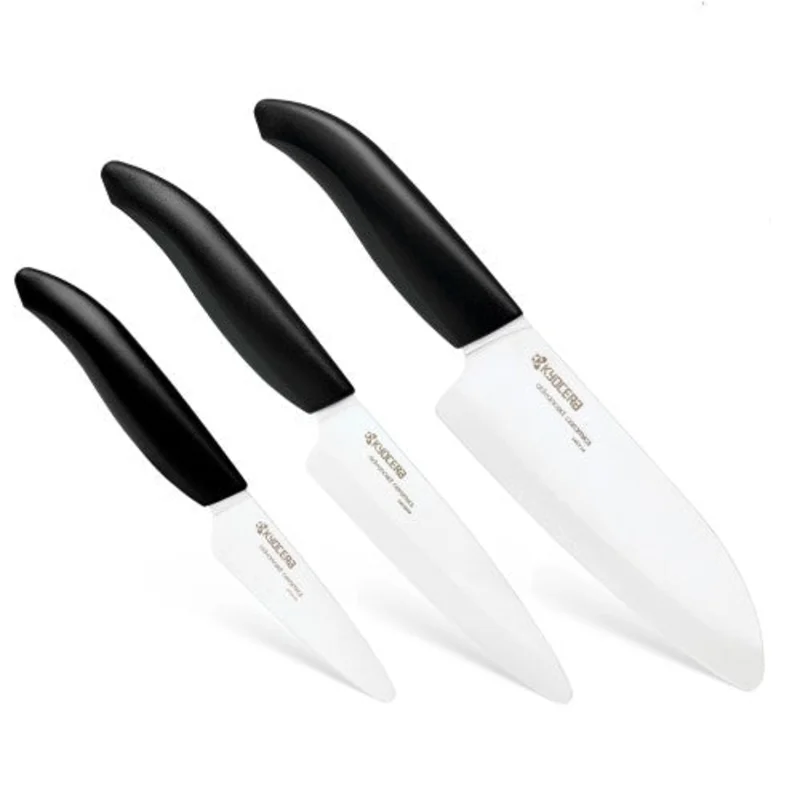 Kyocera Revolution 3pc Knife Set - Black