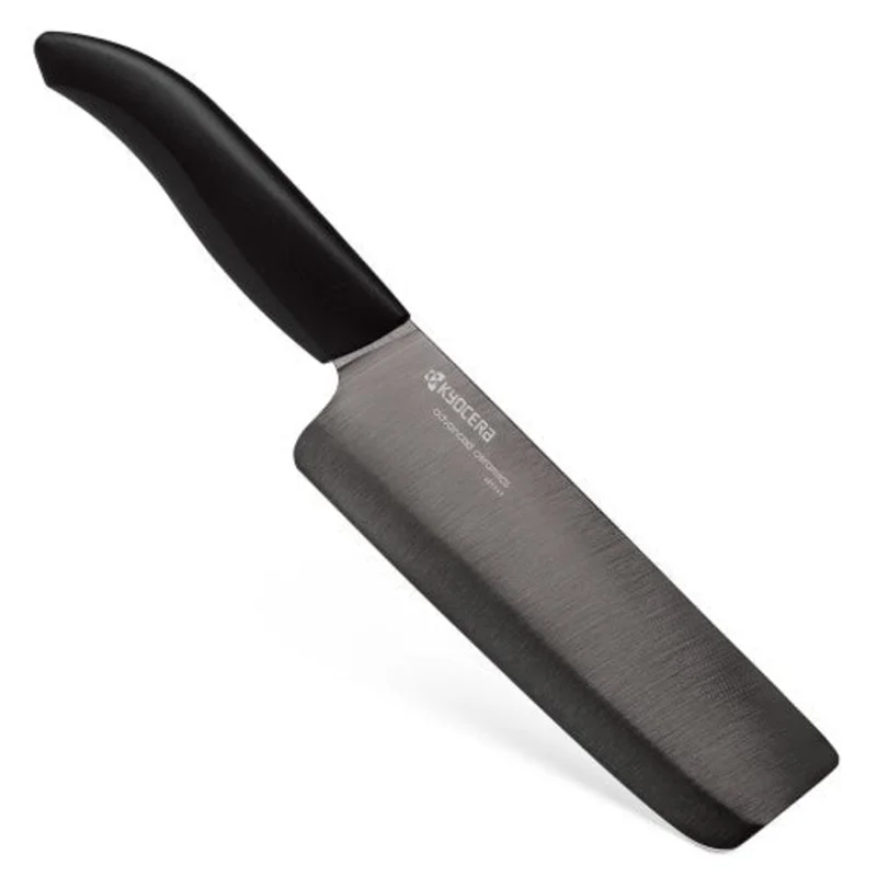 Kyocera Revolution 6" Nakiri Vegetable Cleaver - Black