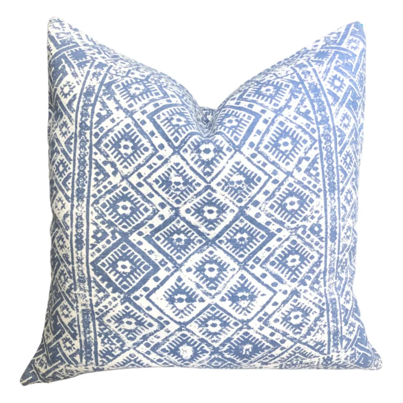 Labyrinth Light - French Blue, 24" x 24"