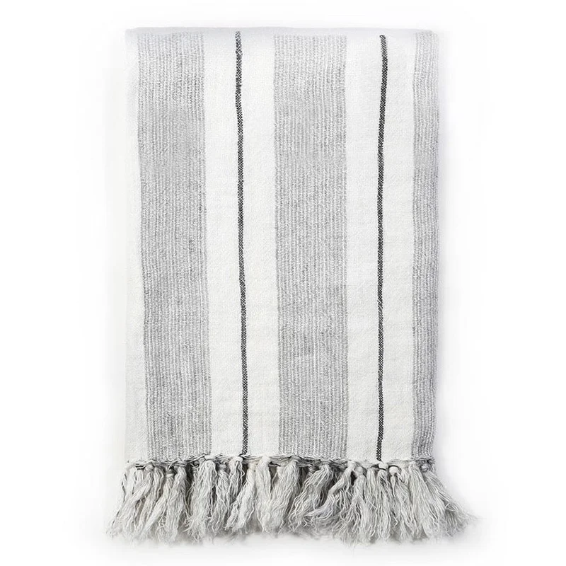 Laguna Throw, Grey/Charcoal