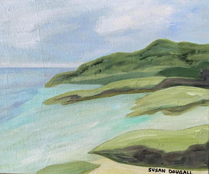 Lake, 15"L x 12.5"W