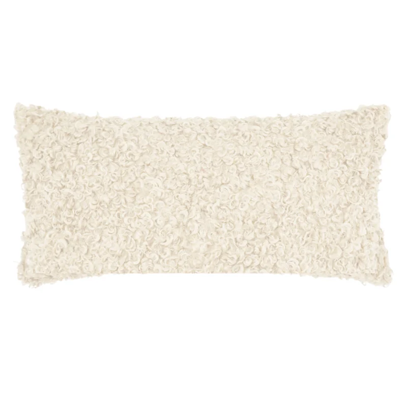 Lambsy Natural, 14" x 42" Bolster Pillow